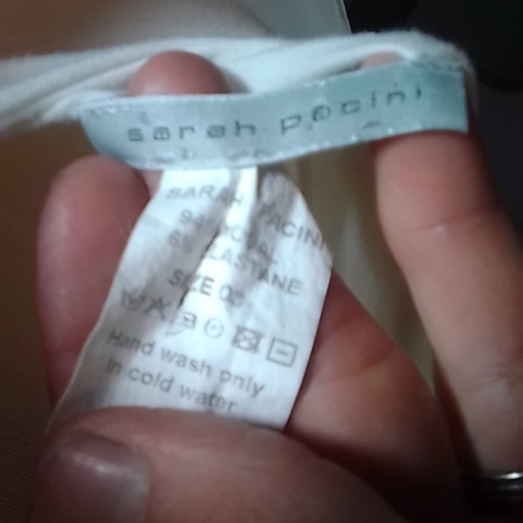 White blouse by Sarah Pacini - Picture 4 of 4